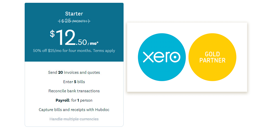 Xero announced starter plan changes
