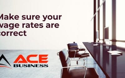 Make sure your wage rates are correct