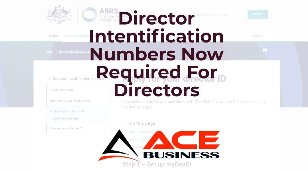 Director ID’s now required for Companies