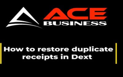 How To Restore Duplicate Receipts In Dext